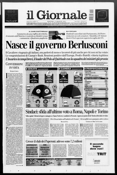 Il giornale : quotidiano del mattino